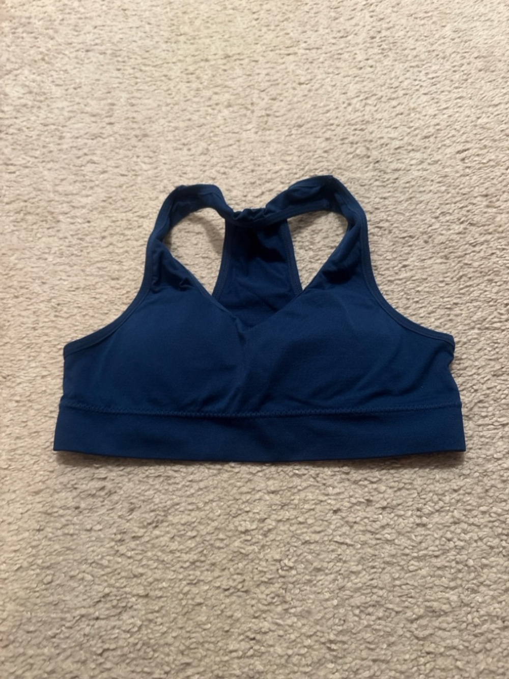 Rae Dunn Girls Sports Bra Blue Racerback Size L 12-14